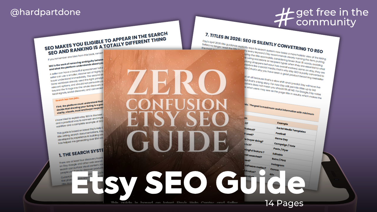 Etsy SEO Guidebook - 2026